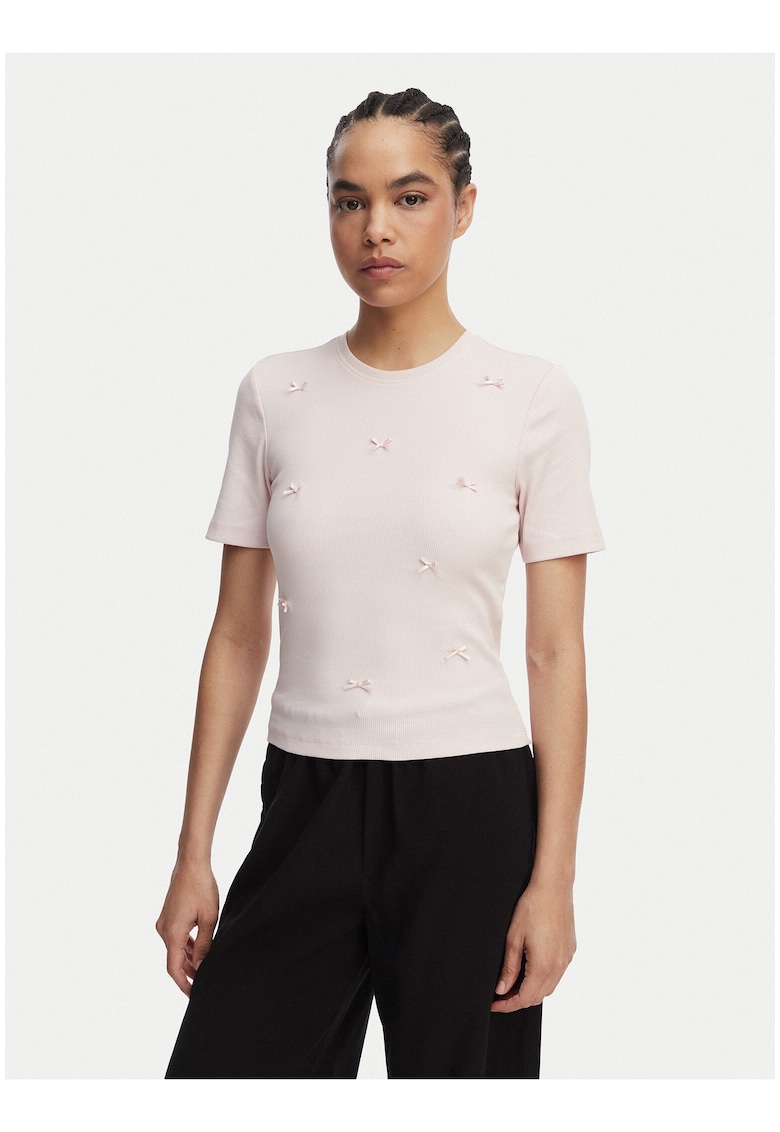 Tricou dama - bumbac organic - Roz