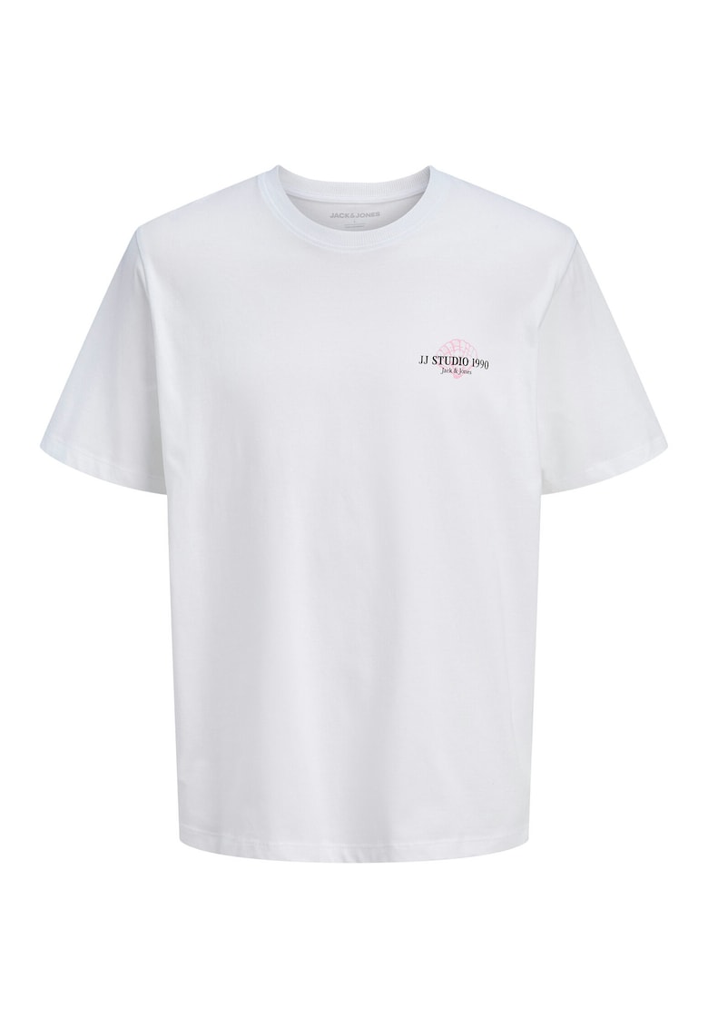 Tricou Barbatesc - Alb - Croiala regular fit - Bumbac