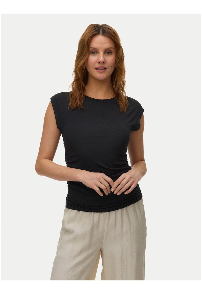 Tricou dama - negru - lyocell