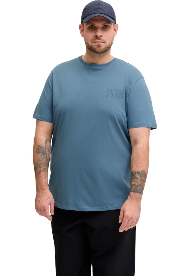 Tricou JACK &JONES Corp Logo SS PLS 62239 - Albastru