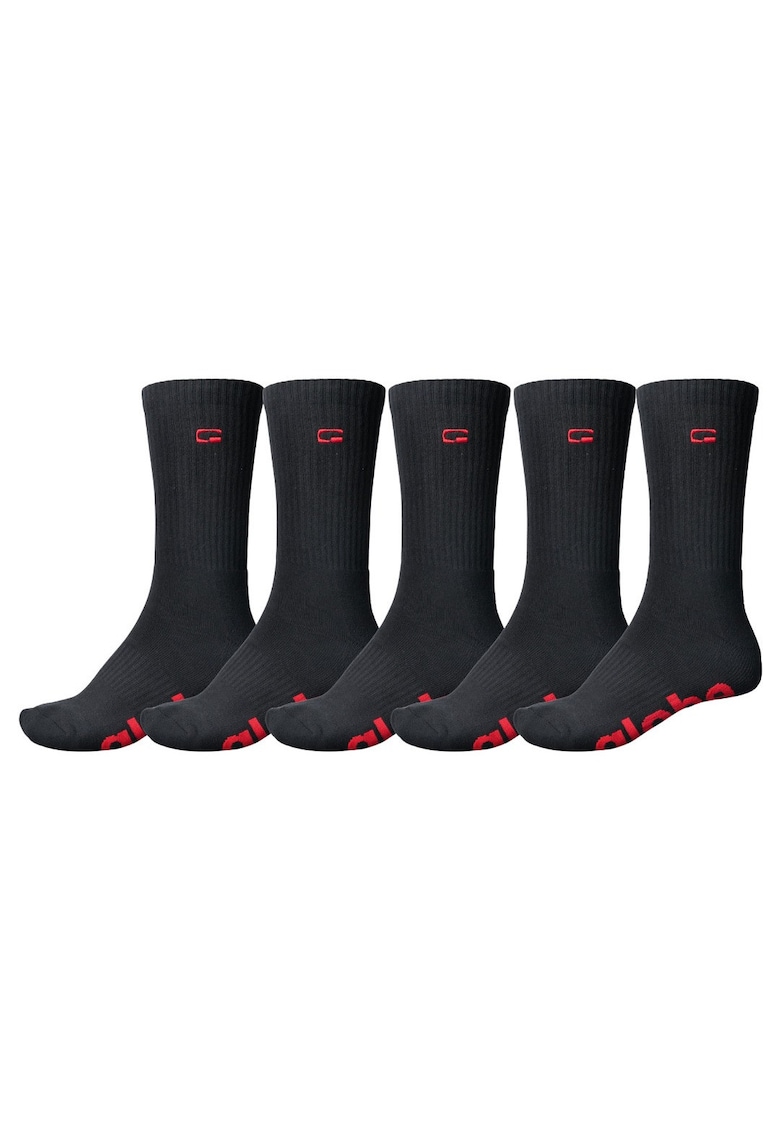 Set de sosete lungi cu logo - 5 perechi