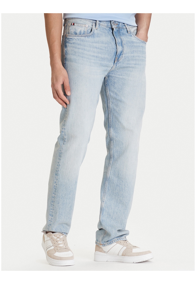 Blugi regular cu buzunare laterale