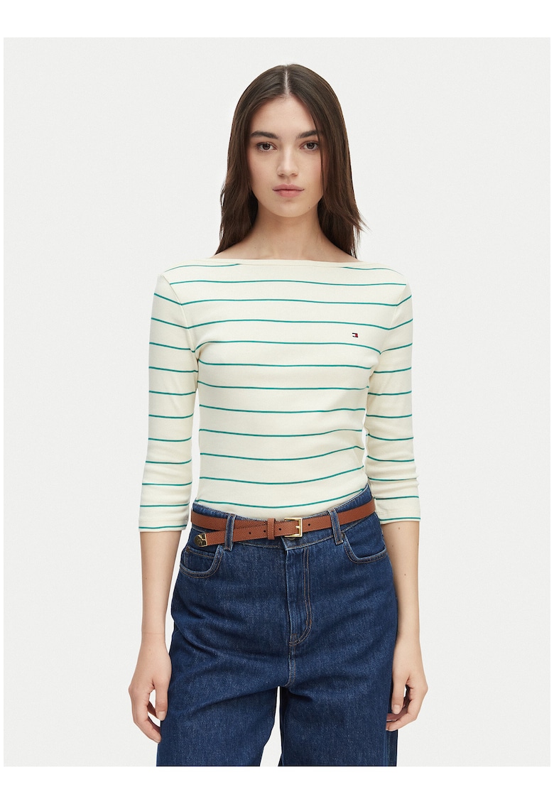 Bluza cu dungi inguste -