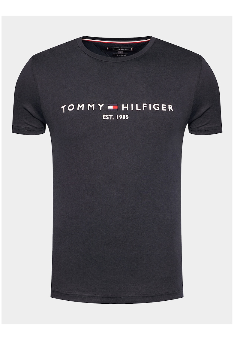 Tricou din bumbac cu logo pe piept
