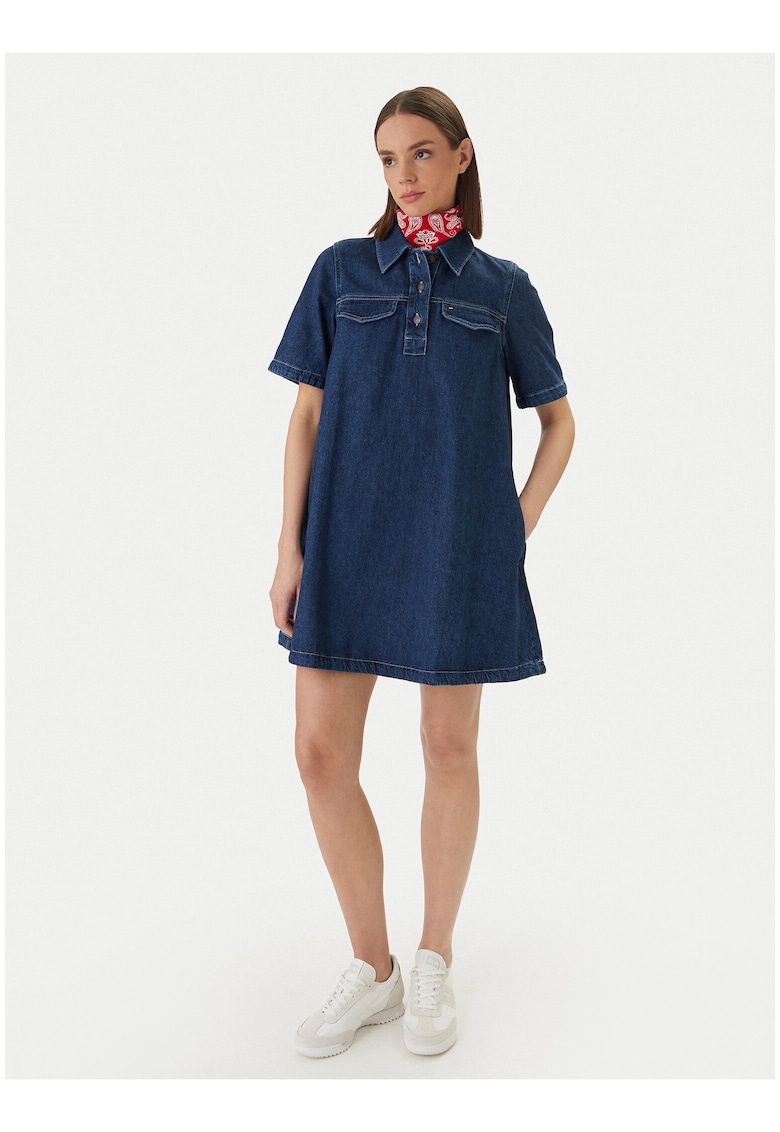 Rochie lejera din denim -