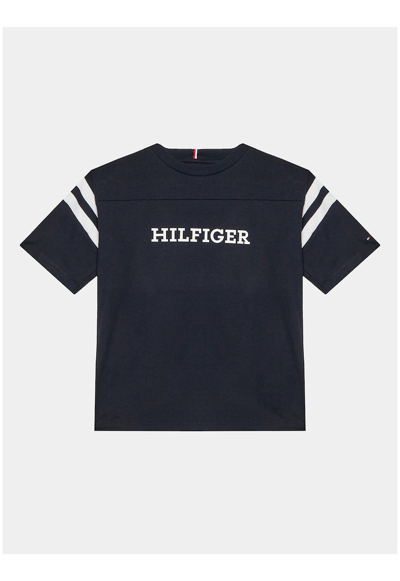 Tricou cu logo pe piept -