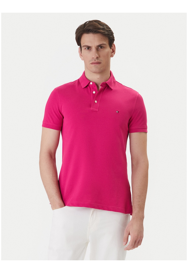 Tricou Polo din amestec de bumbac organic.