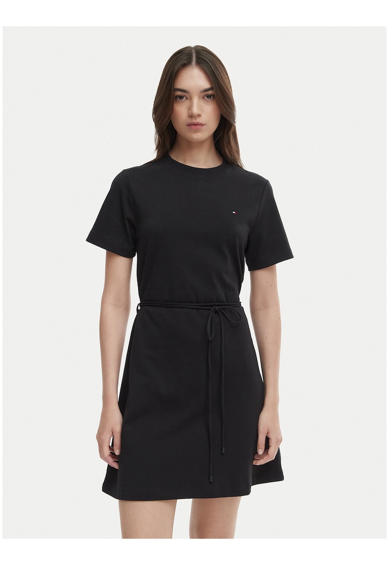 Rochie uni cu cordon
