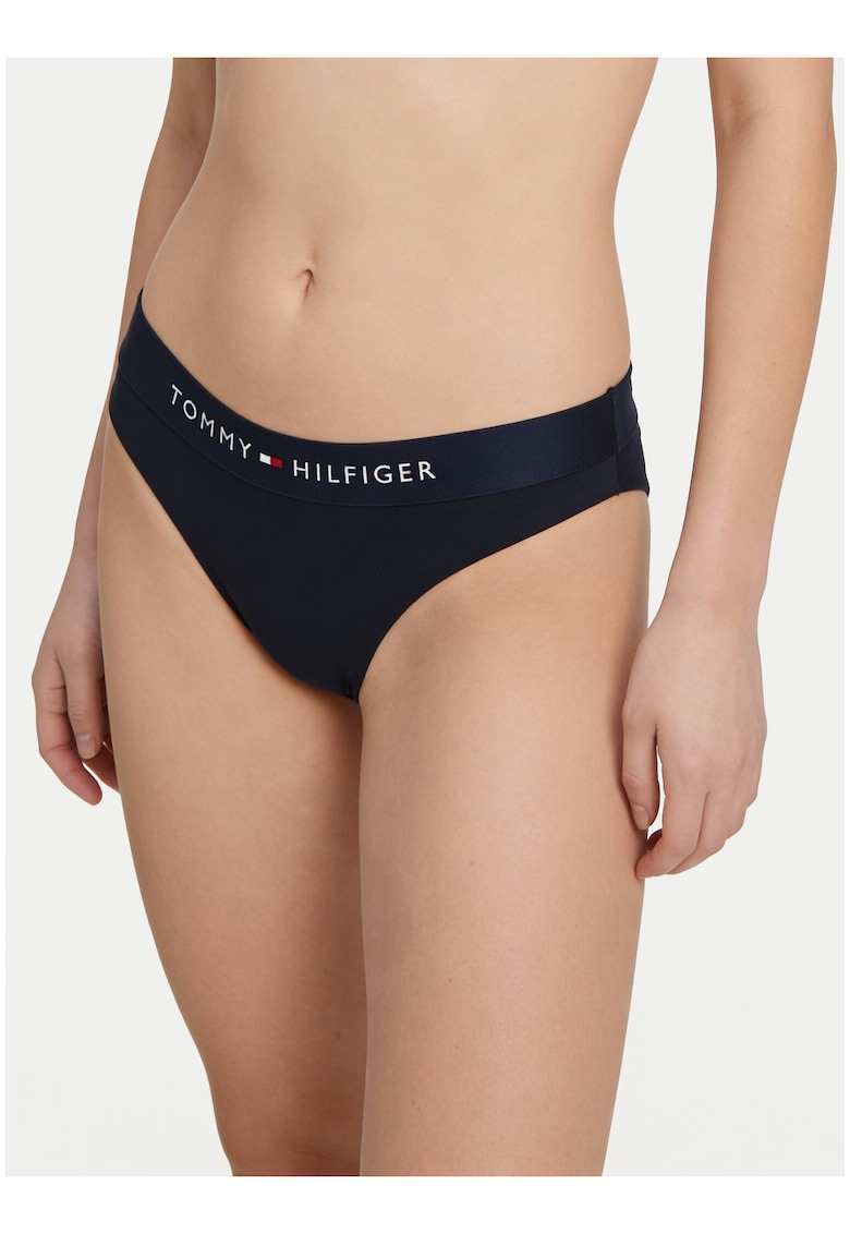 Slip clasic cu banda logo -
