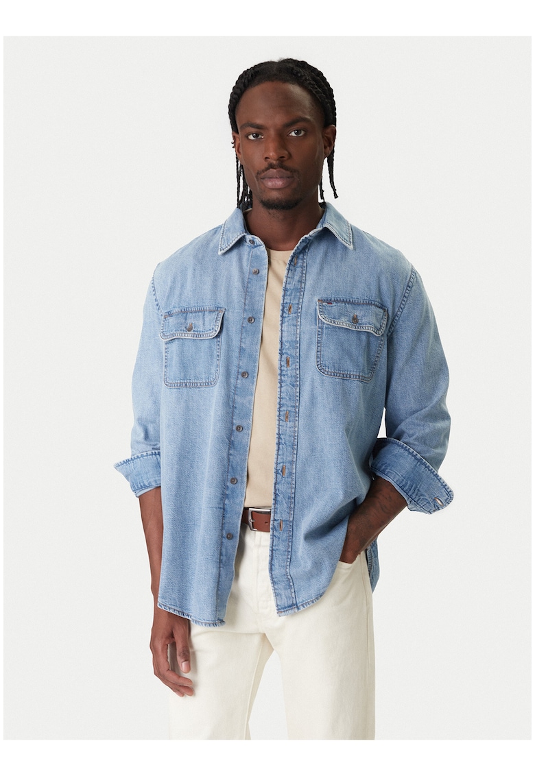 Camasa din denim lejera