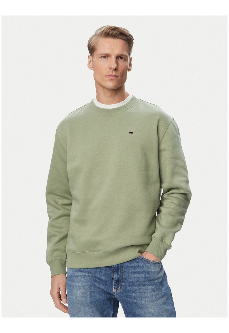 Bluza cu croiala regular-fit si decolteu la baza gatului
