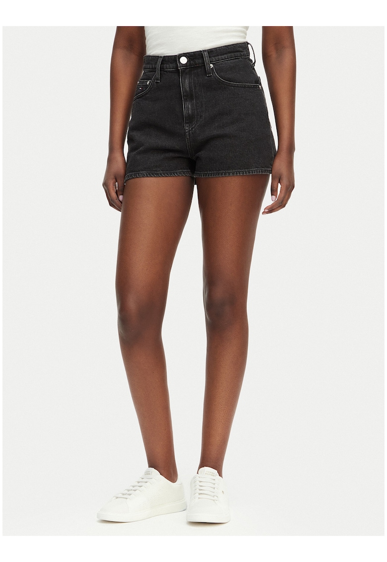 Pantaloni scurti regular fit din denim cu talie medie