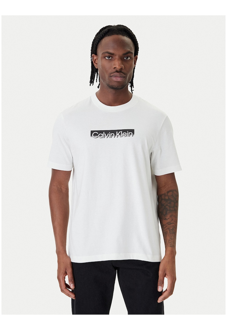 Tricou regular fit cu imprimeu logo