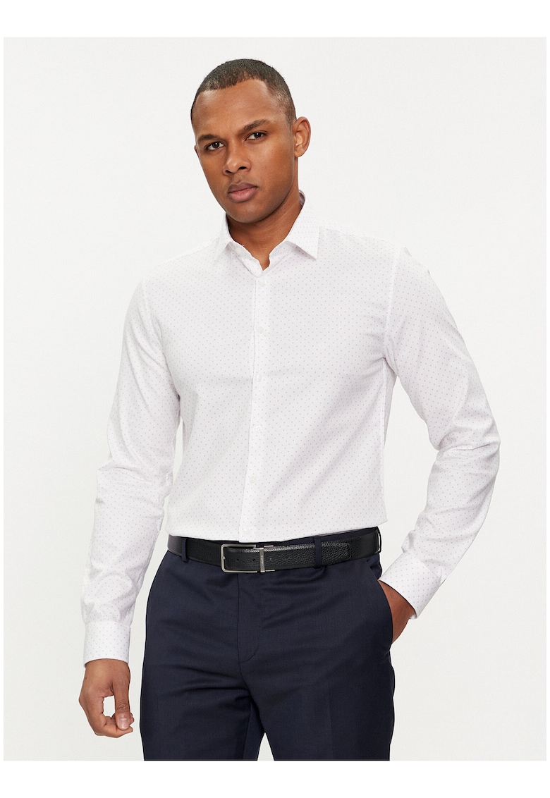 Camasa uni slim fit