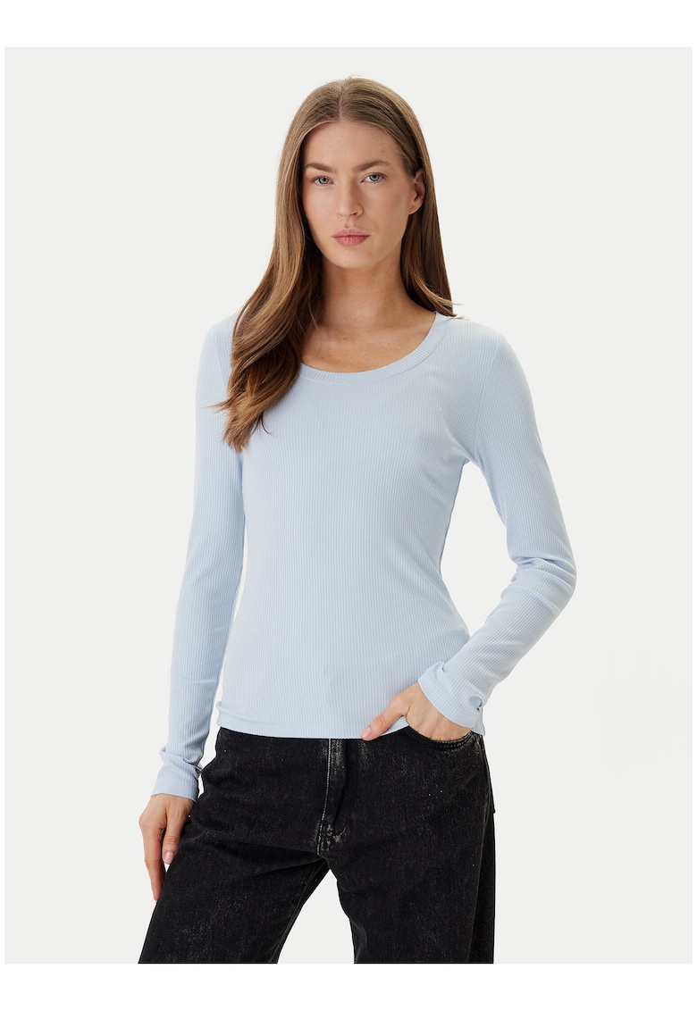 Bluza slim fit texturata