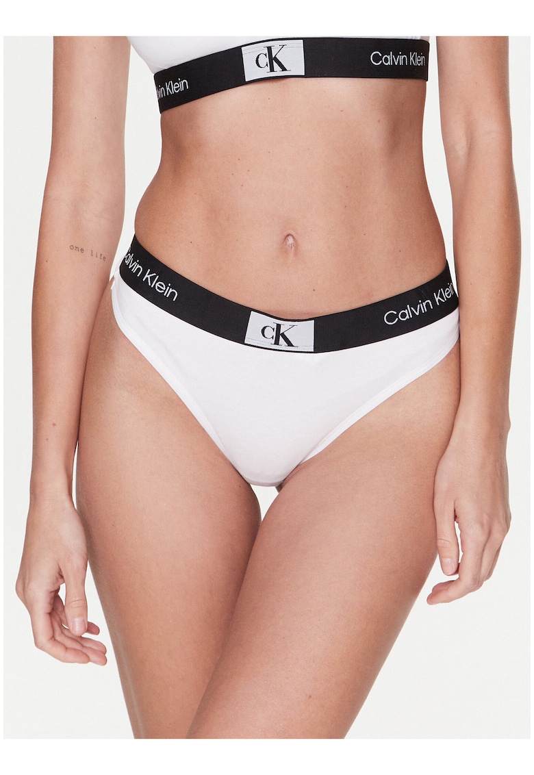 Chiloti tanga din amestec de bumbac -