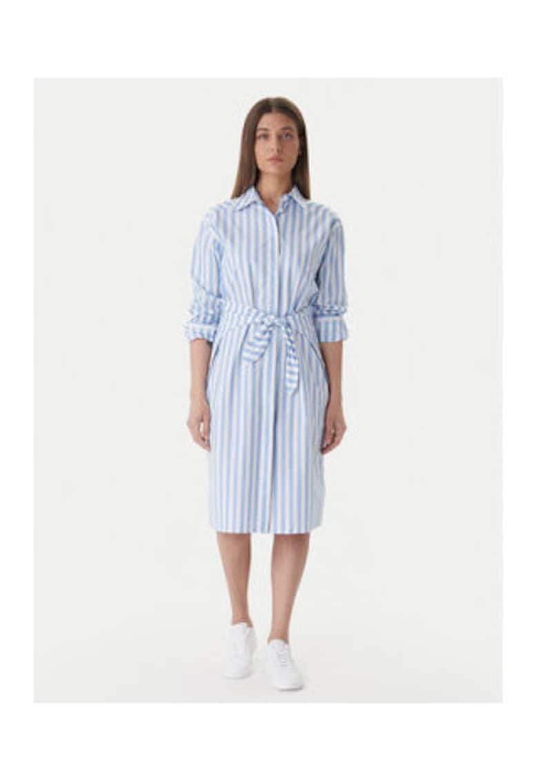 Rochie tip camasa cu dungi