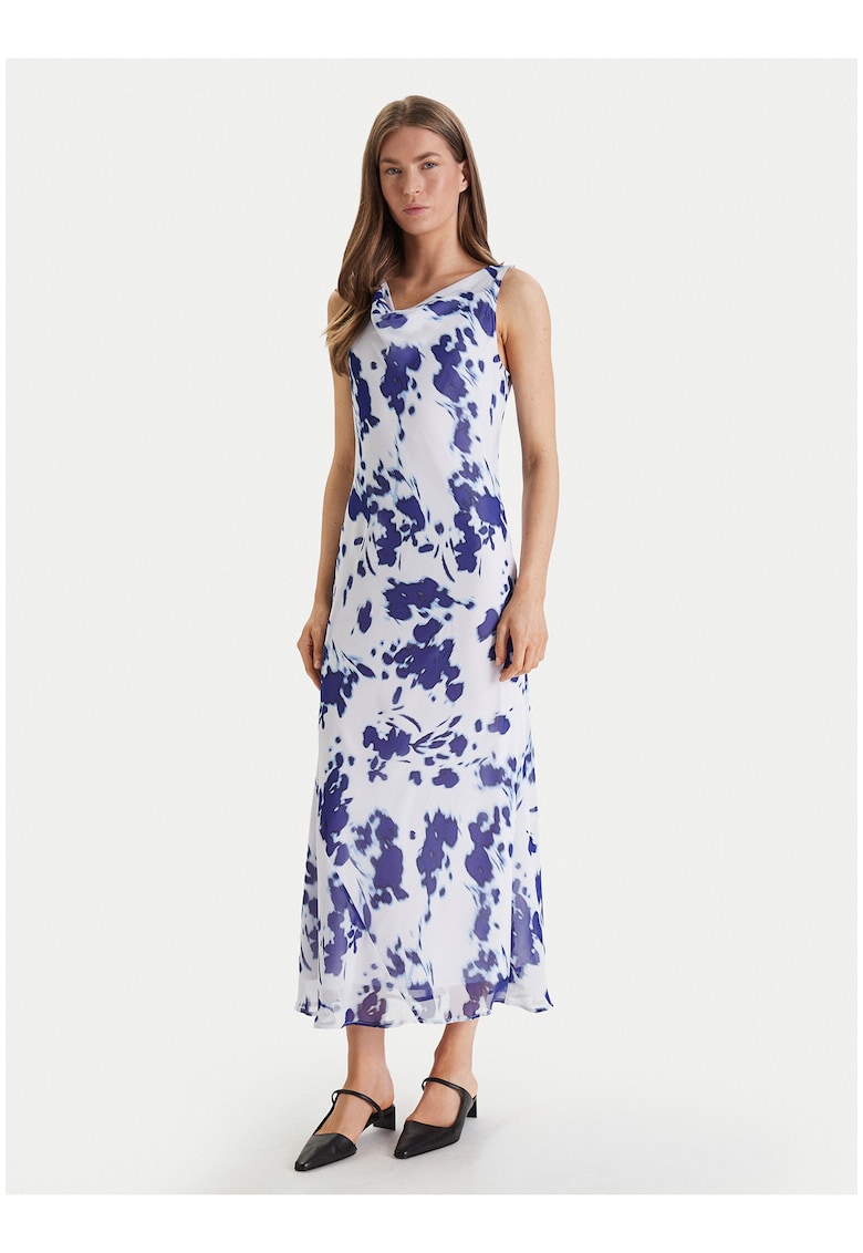 Rochie midi cu print