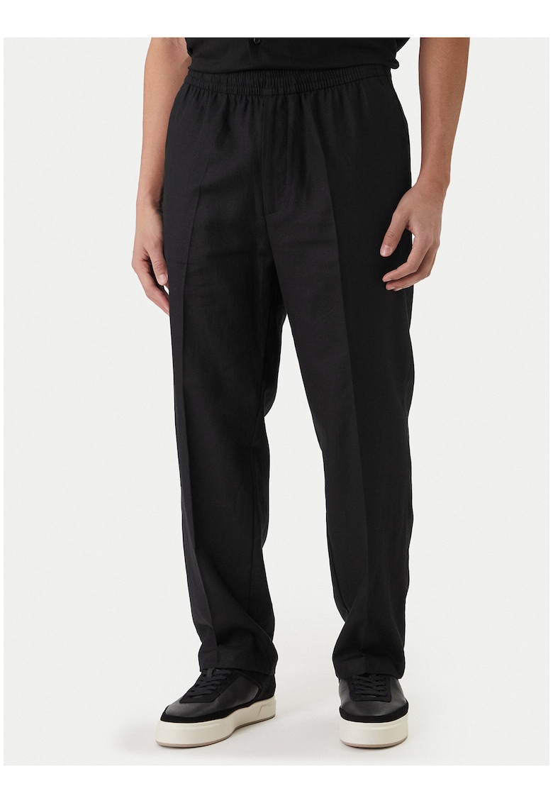 Pantaloni din in si bumbac