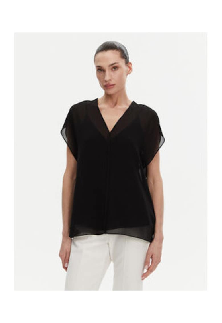 Bluza cu decolteu in v -