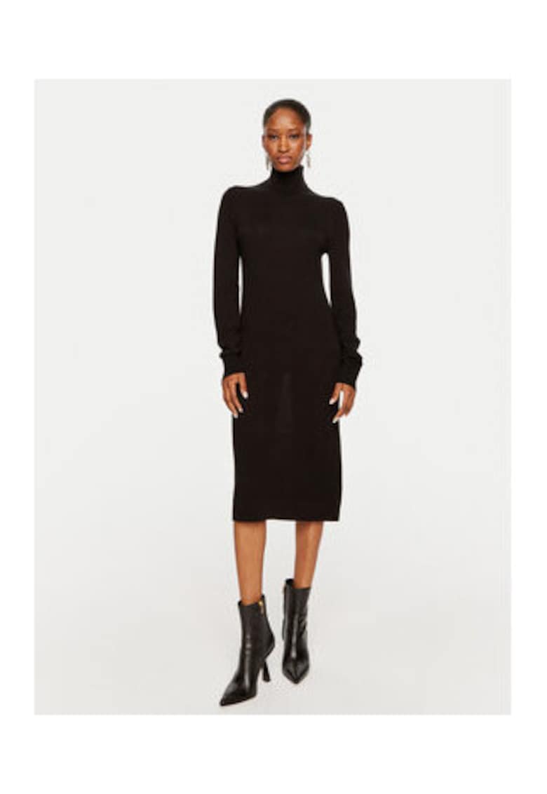 Rochie bodycon din lana merinos -
