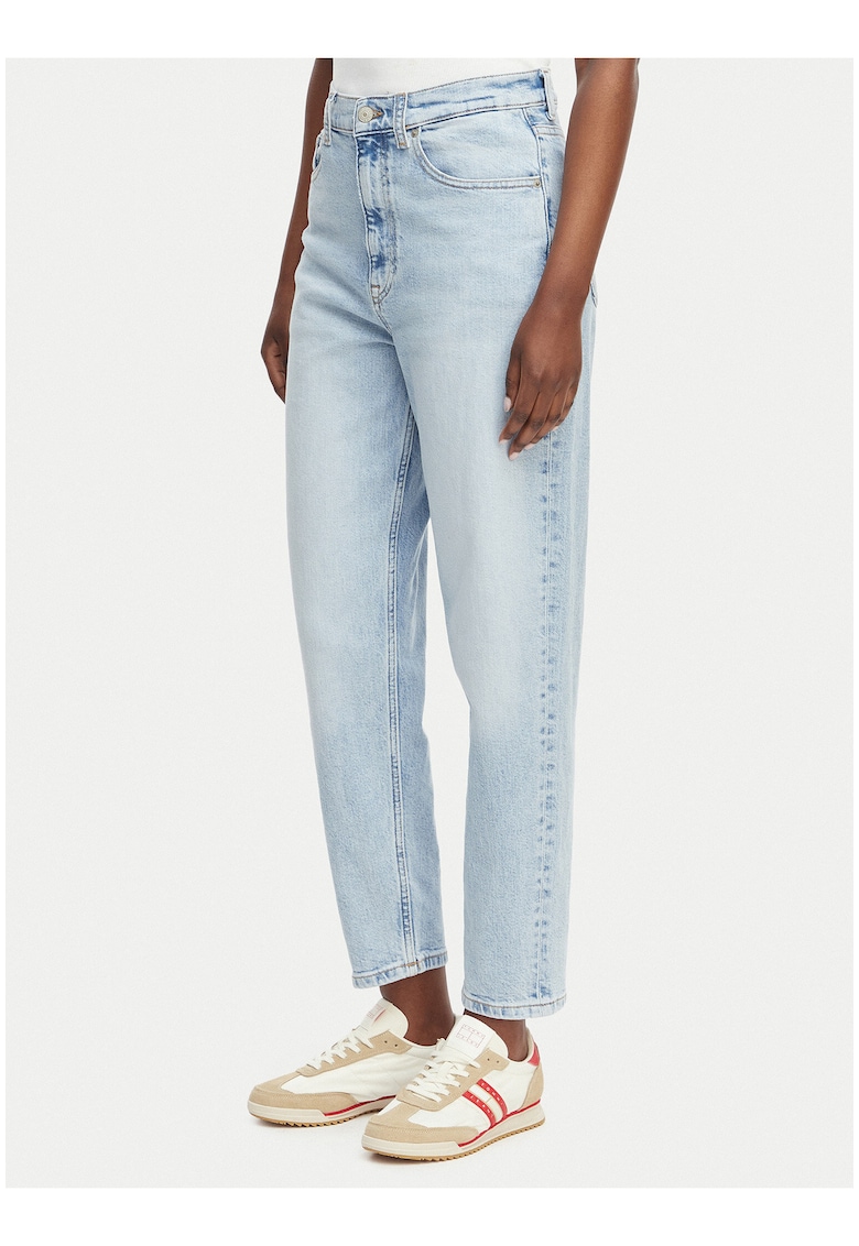 Blugi crop cu croiala dreapta