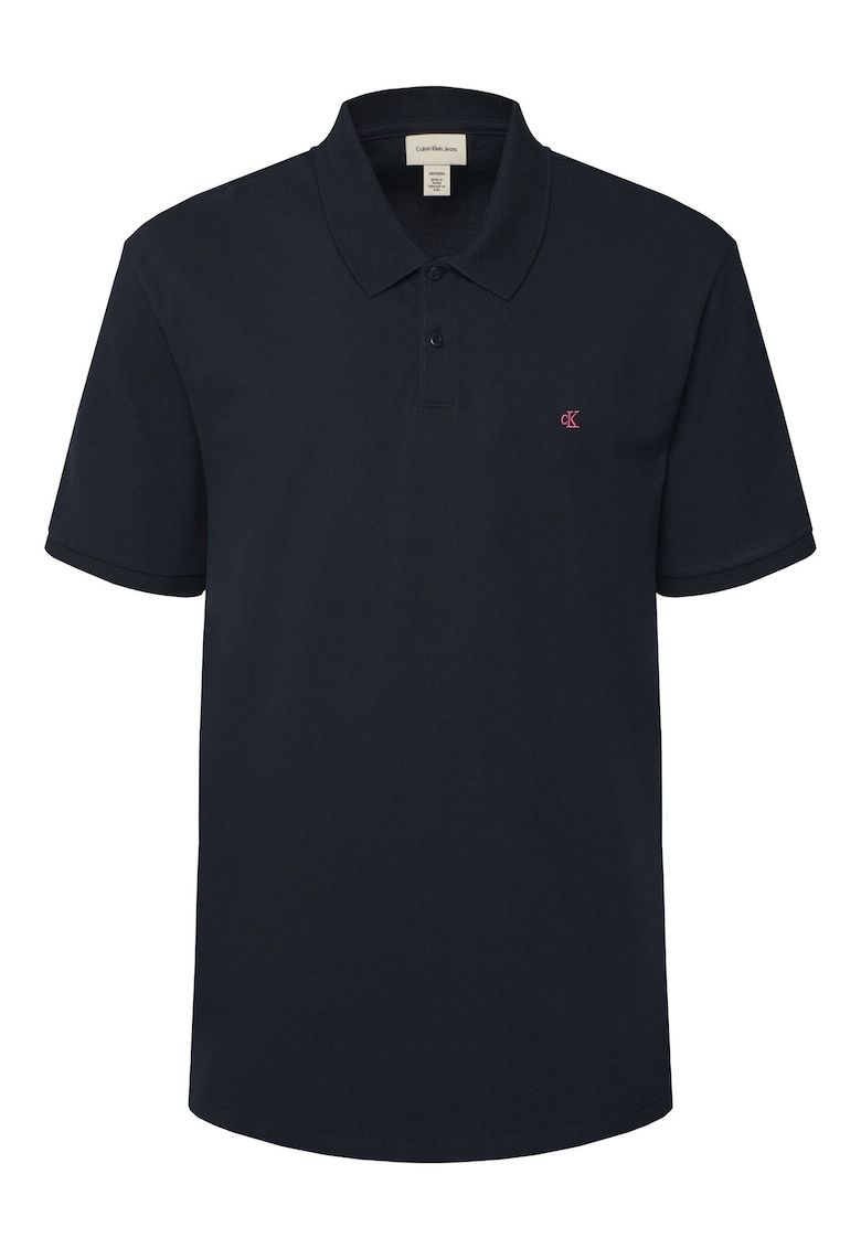 Tricou polo din bumbac cu detaliu logo discret -