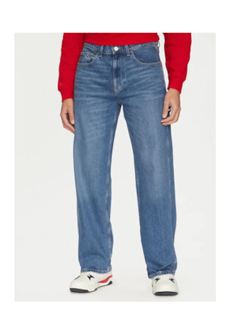 Blugi barbati albastru - denim - largi