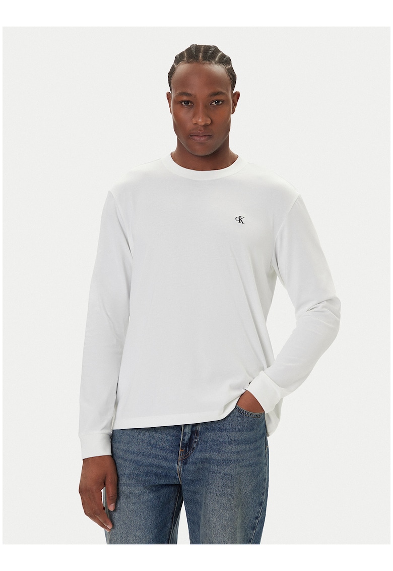 Bluza cu maneca lunga si logo mic