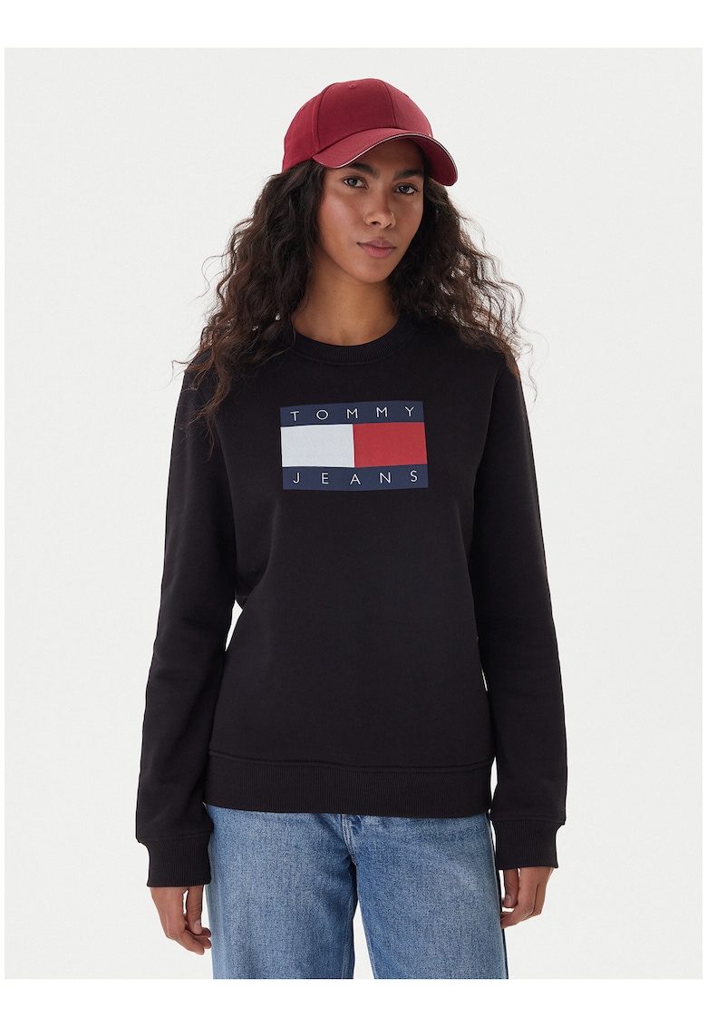 Bluza din bumbac regular fit cu logo