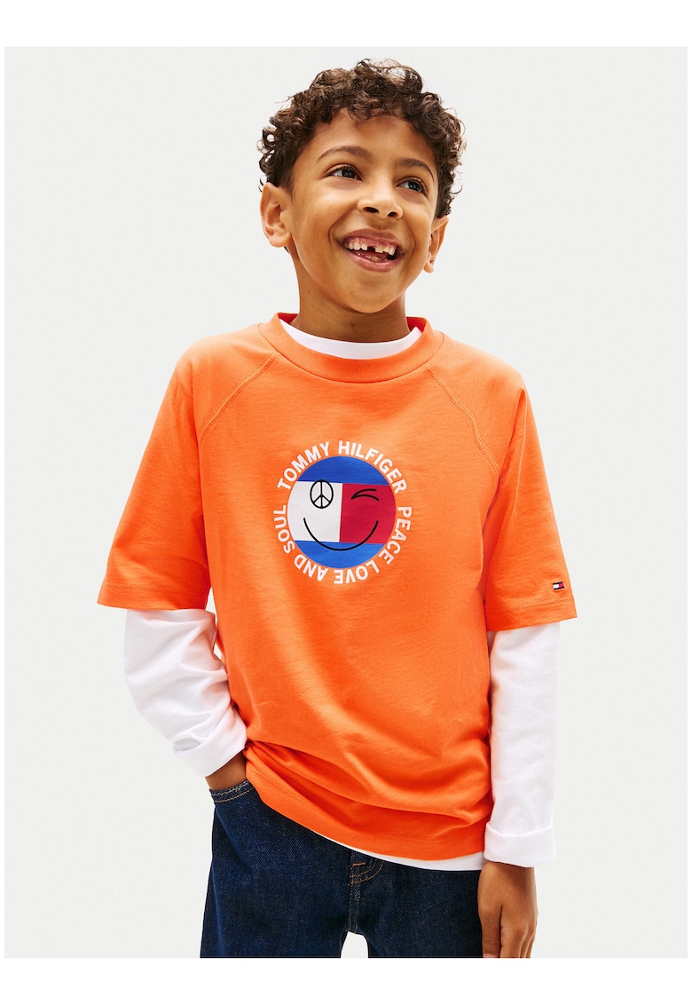 Tricou cu maneci raglan