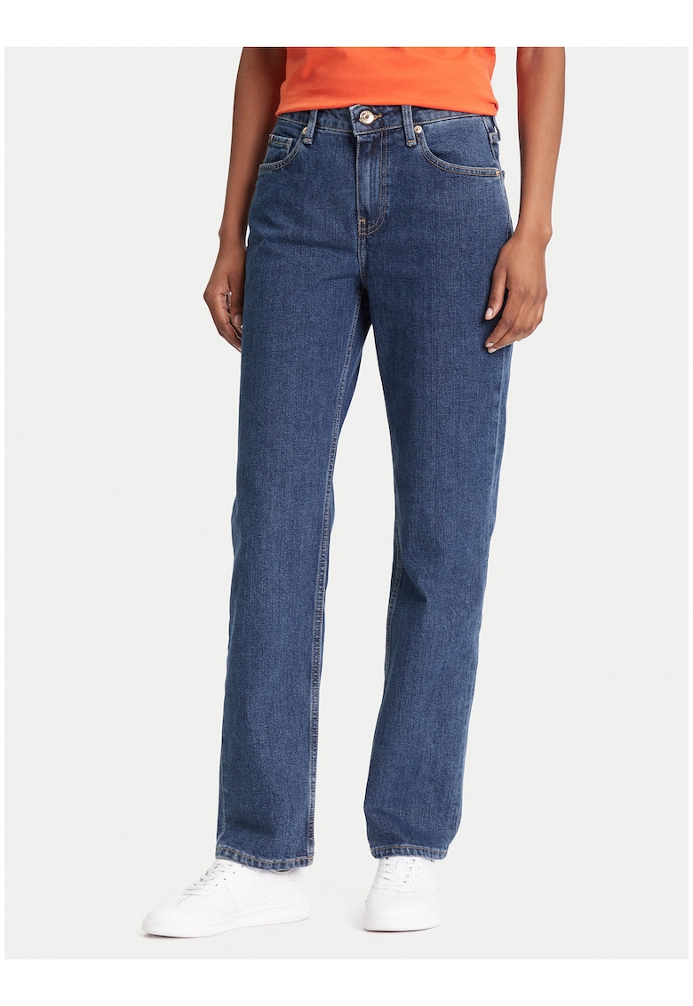 Blugi regular fit cu talie medie -