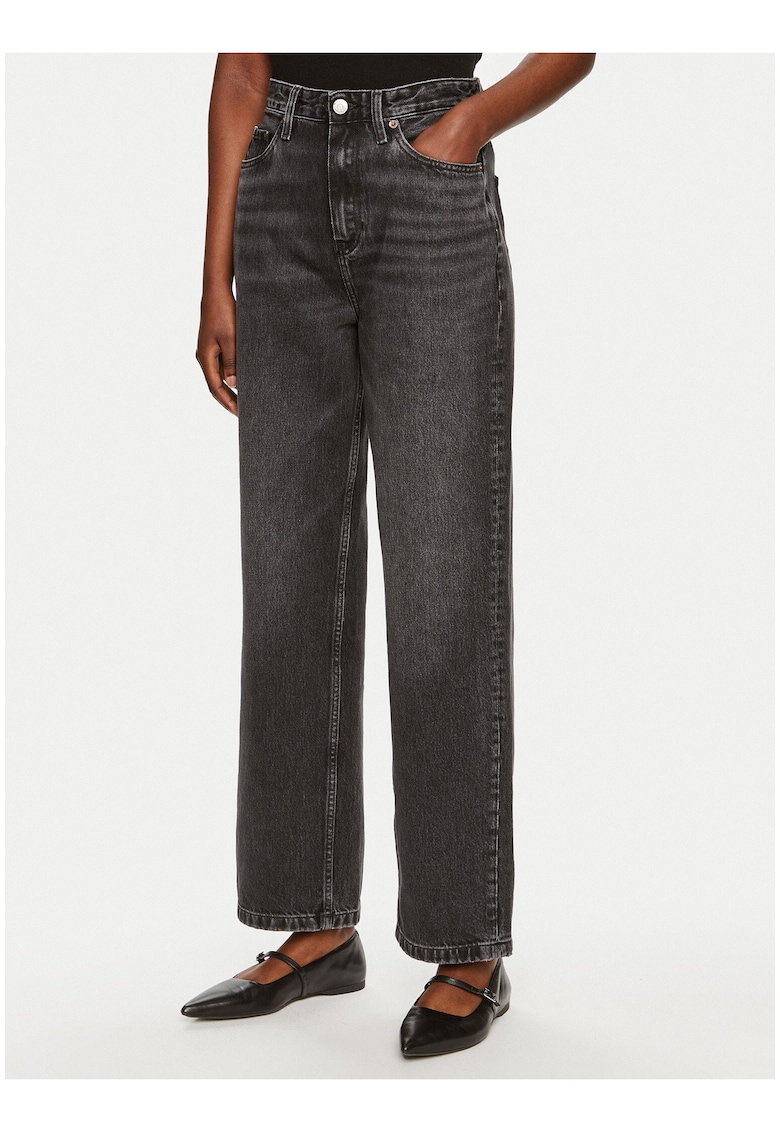 Blugi crop cu croiala dreapta -