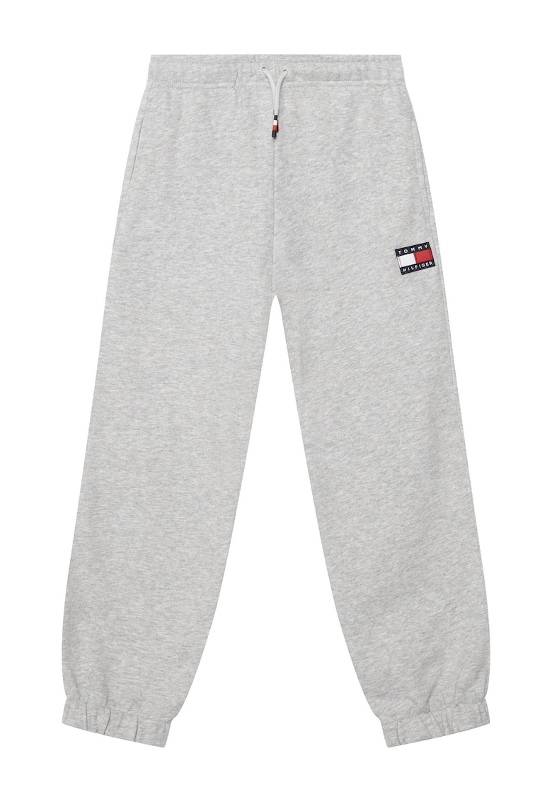 Pantaloni de trening din bumbac cu detaliu logo