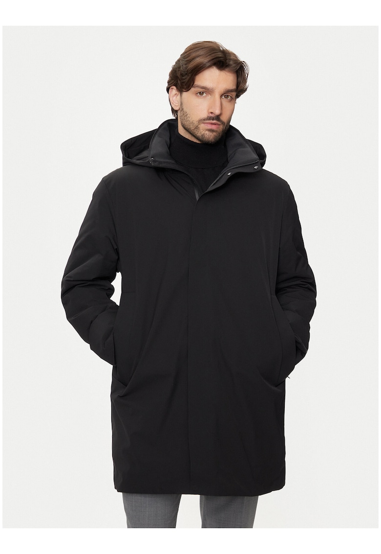 Geaca parka cu gluga -