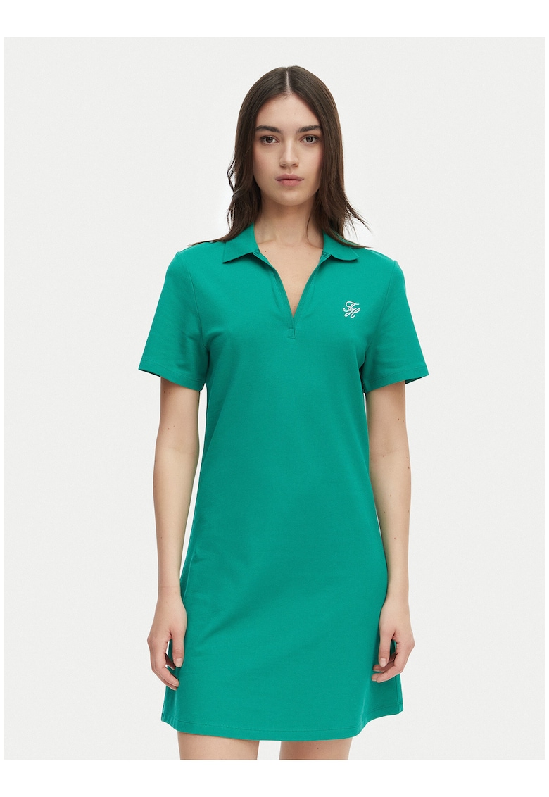 Rochie cu guler polo