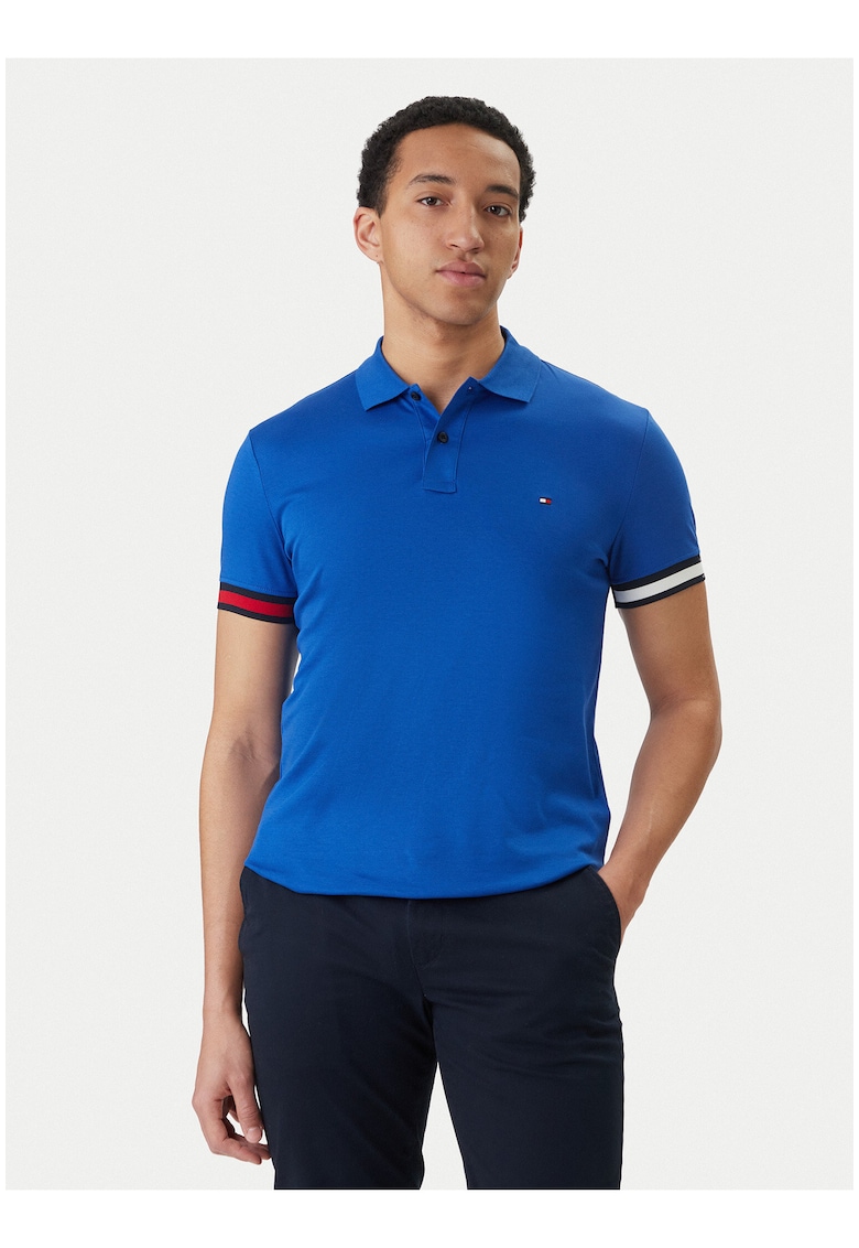 Tricou polo slim fit -