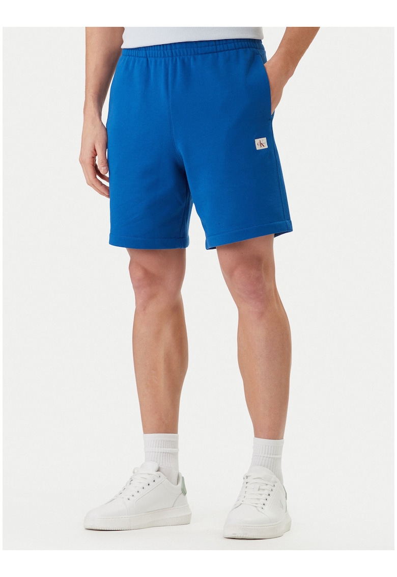Pantaloni scurti uni din bumbac
