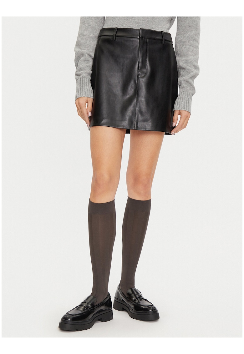 Fusta din imitatie de piele Dama - XS -
