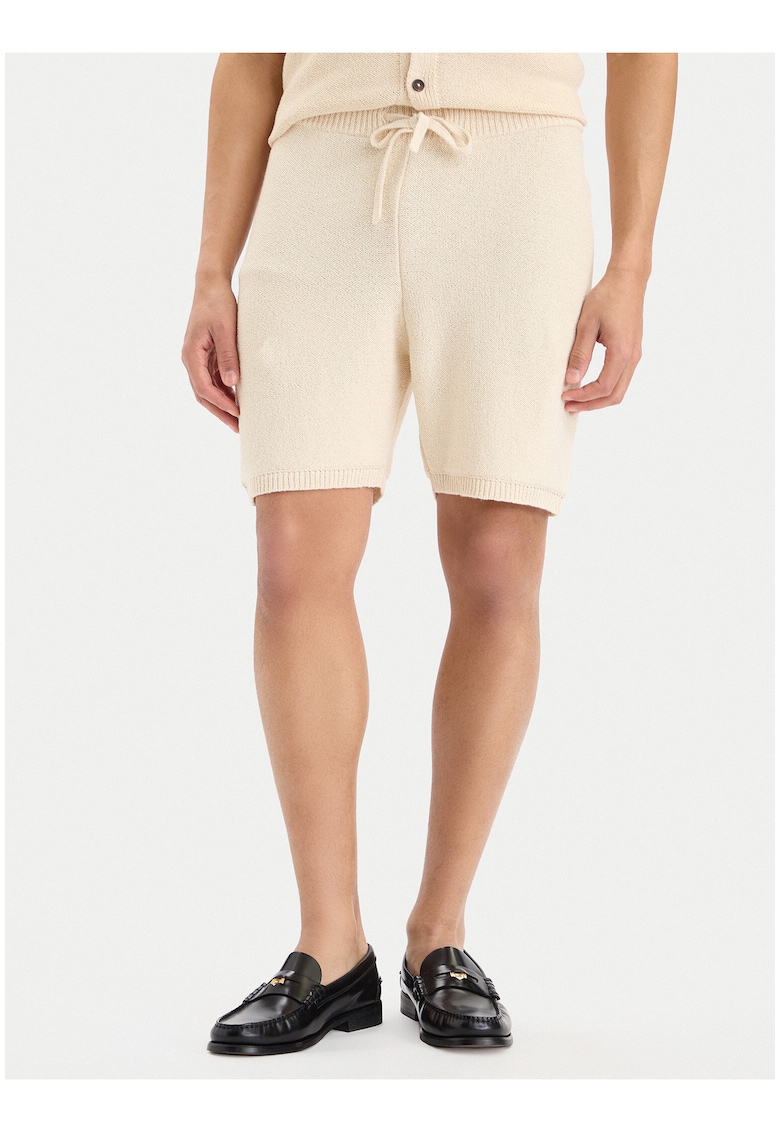 Pantaloni scurti din amestec de bumbac organic