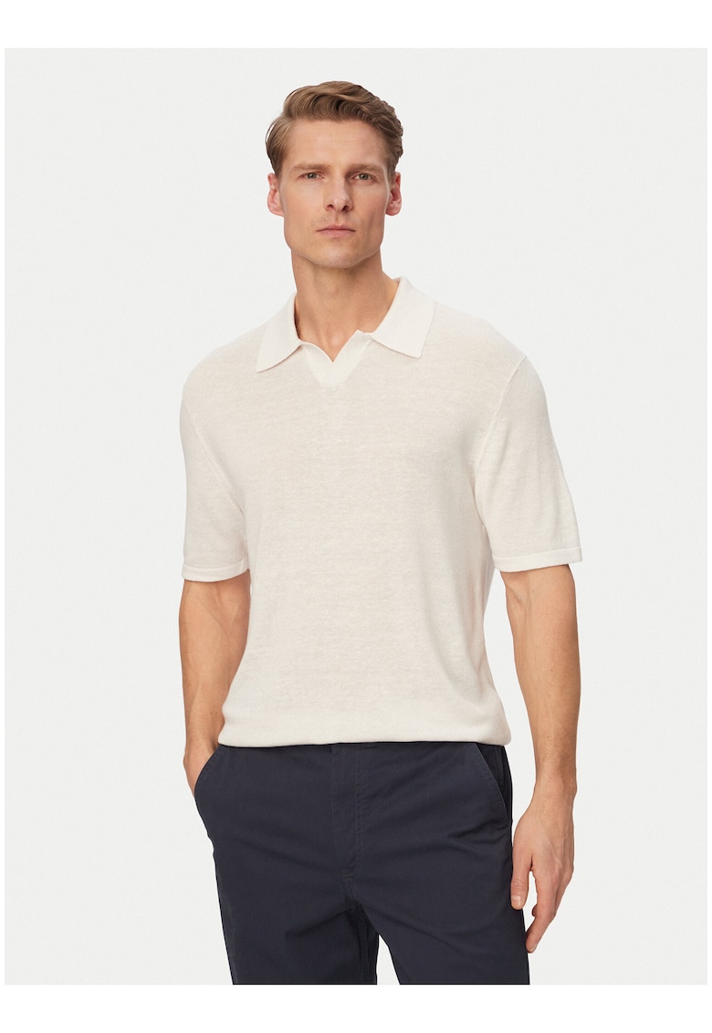 Tricou polo cu model uni