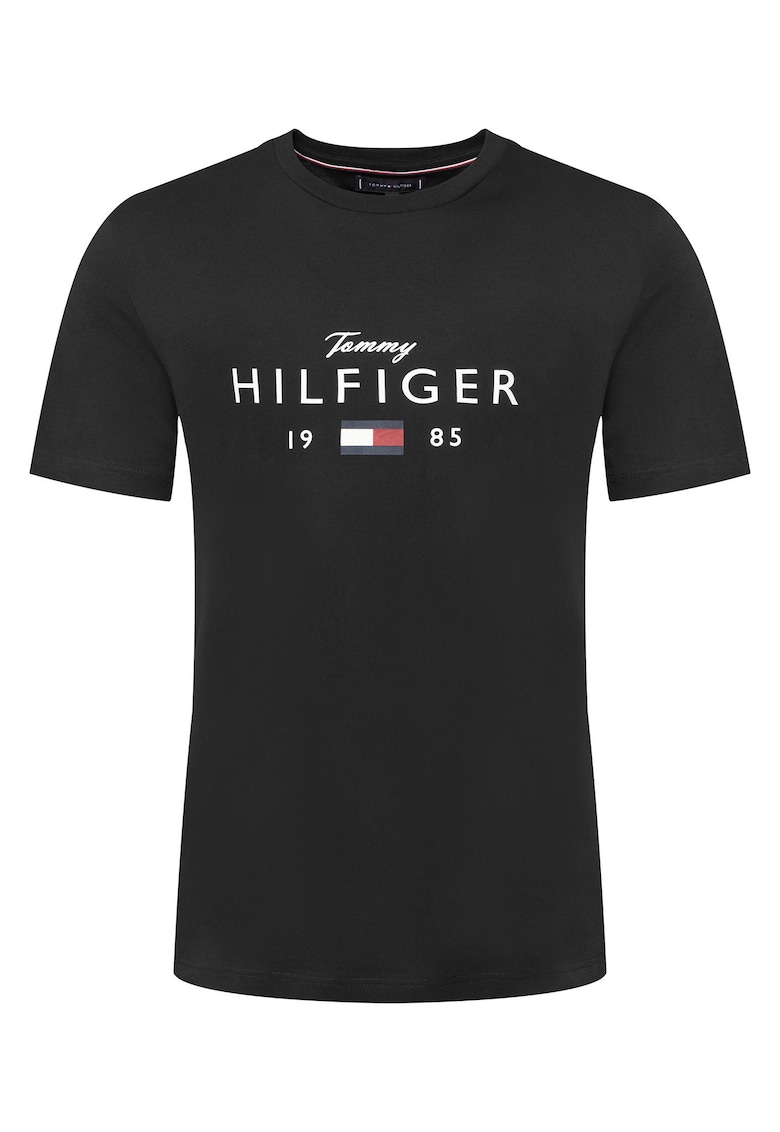 Tricou din bumbac cu logo.