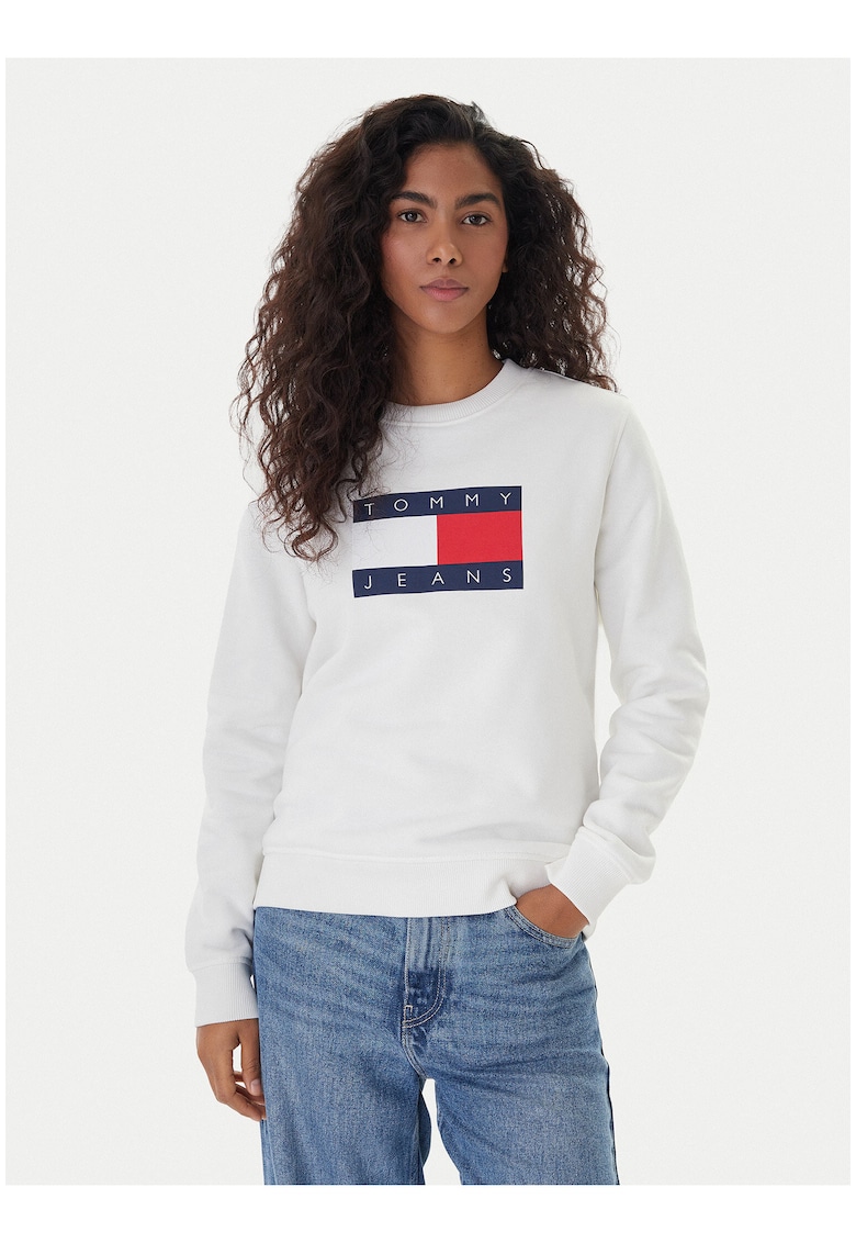Bluza din bumbac cu logo