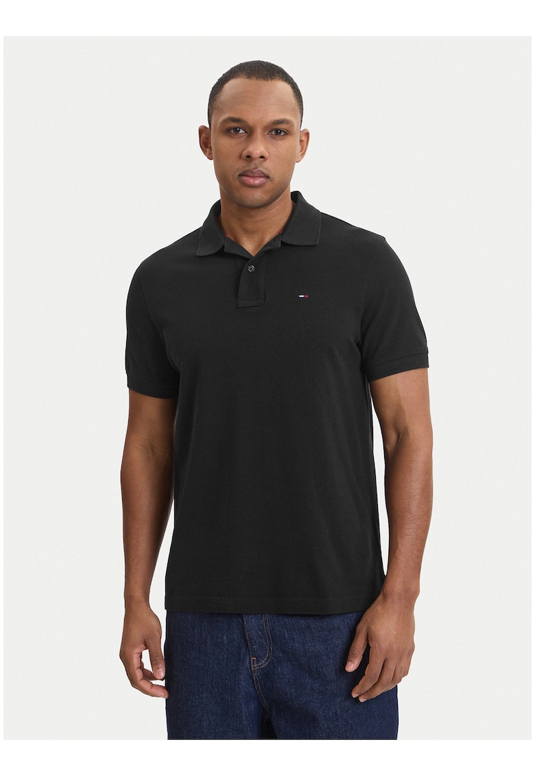 Tricou polo din bumbac cu croiala regular