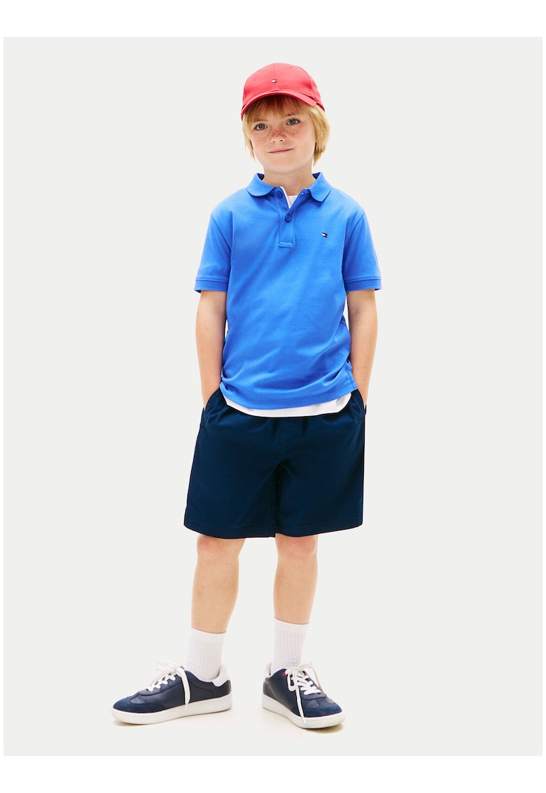 Tricou polo cu logo discret pe piept