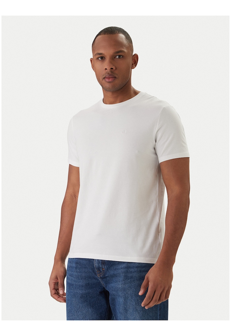 Tricou elastic cu model uni
