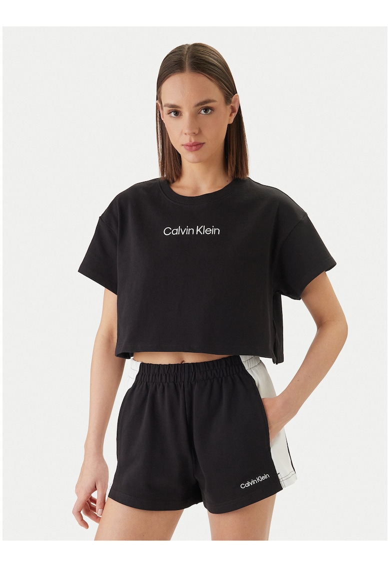 Tricou crop din bumbac