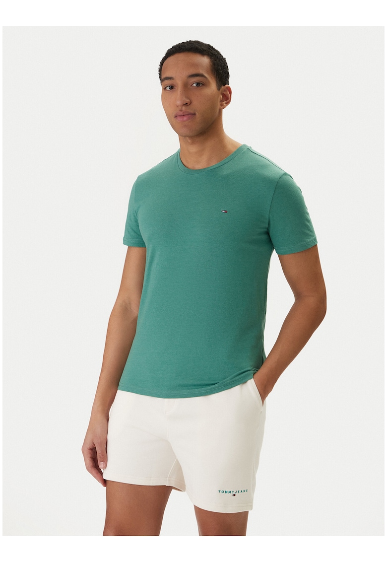 Tricou din bumac slim-fit