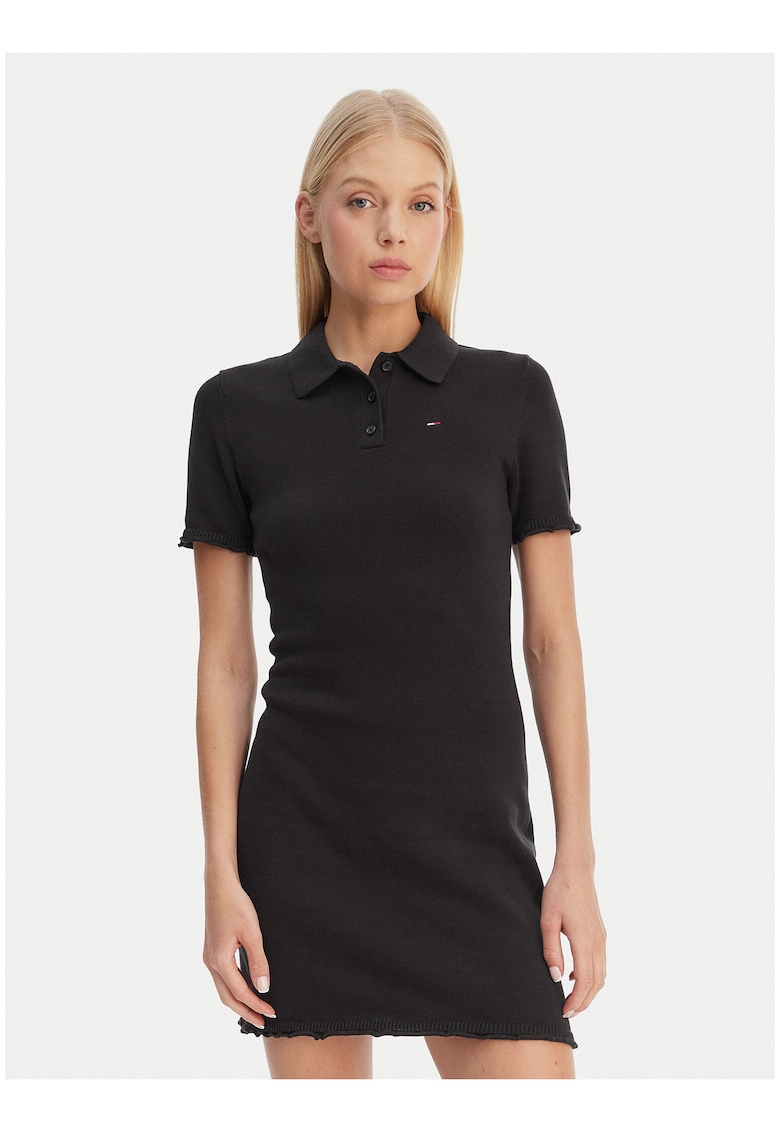 Rochie-Tricou uni din bumbac -