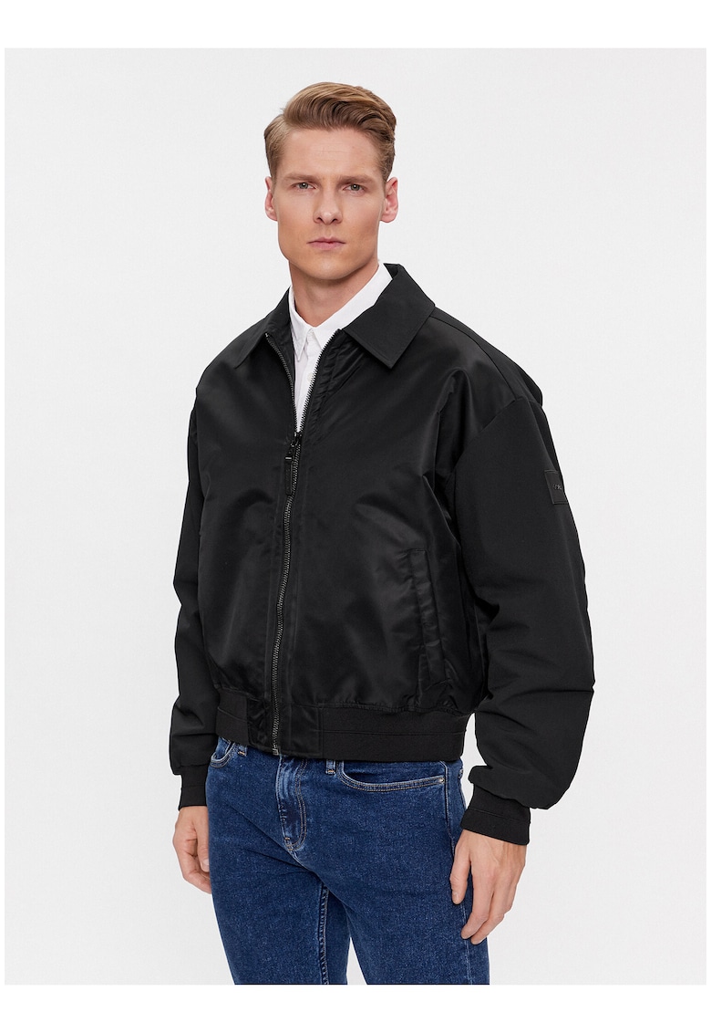 Geaca bomber cu frermoar -
